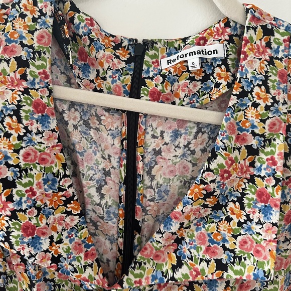 Reformation Mavis Floral Dress Trix NWT 0 - Picture 8 of 9